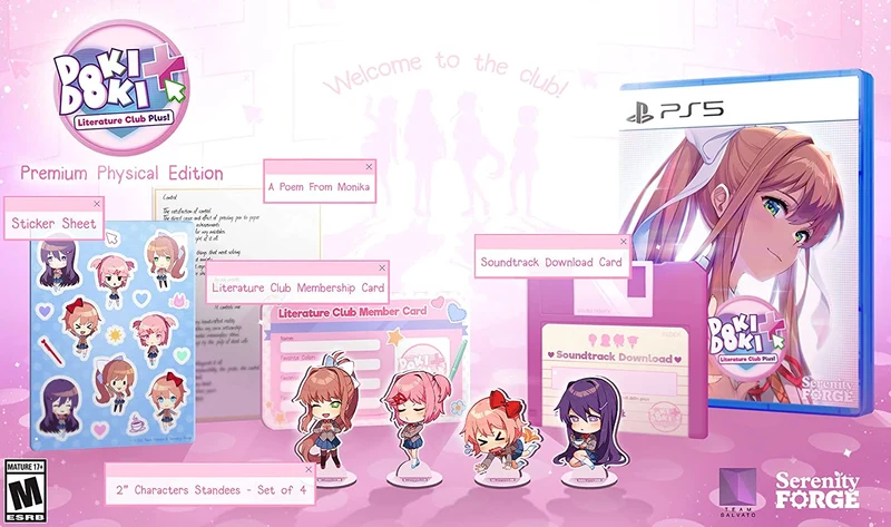 Doki Doki Literature Club Plus! Premium Physical Edition – Playstation 5 Edizione Americana