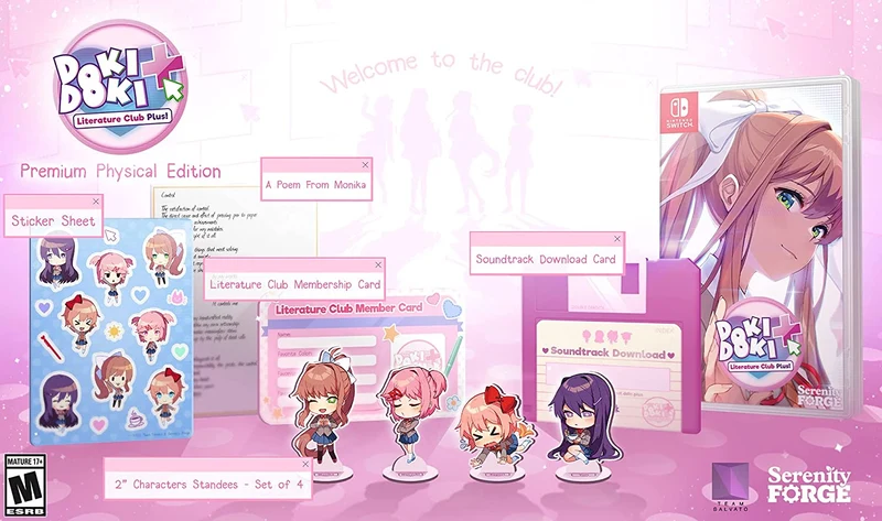 Doki Doki Literature Club Plus! Premium Physical Edition – Nintendo Switch Edizione Americana -