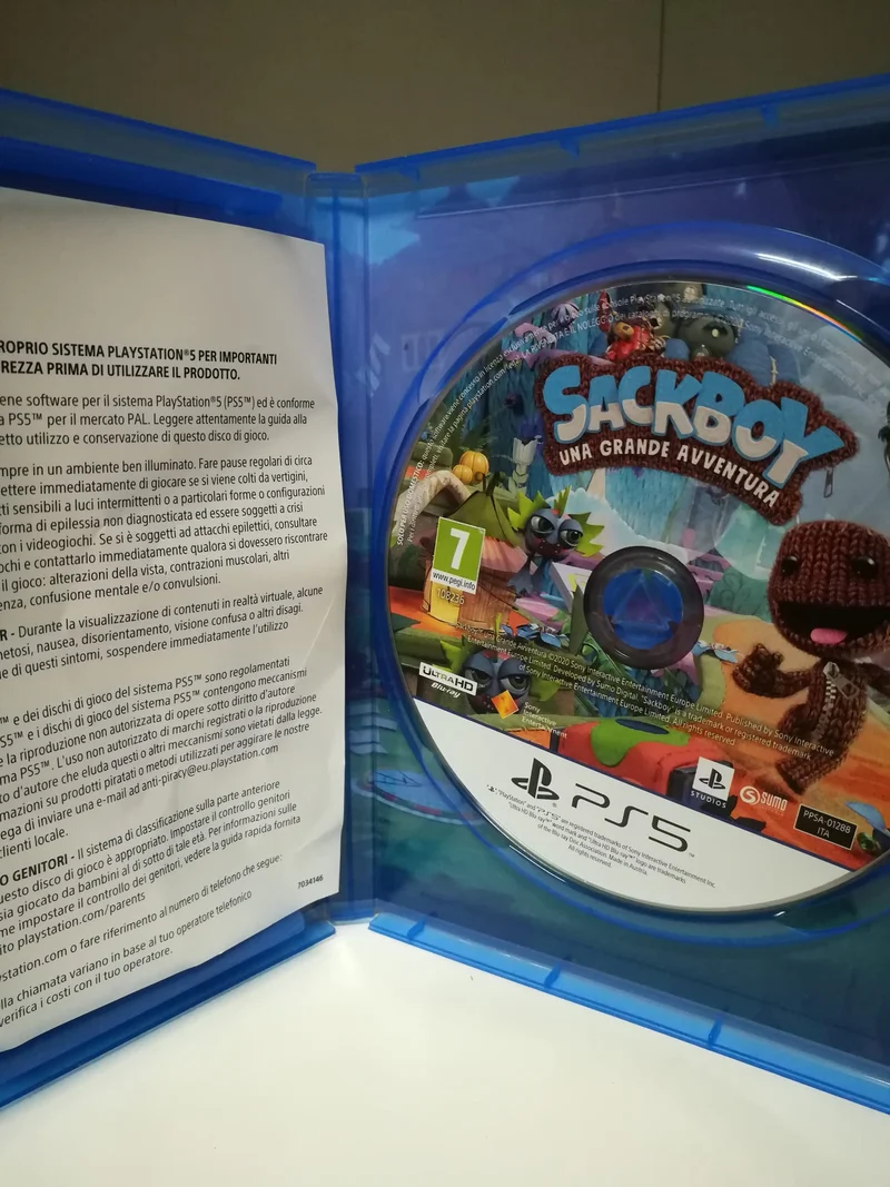 SACKBOY : UNA GRANDE AVVENTURA PS5 (usato garantito)(versione italiana)