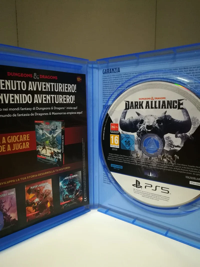 DUNGEONS E DRAGON DARK ALLIANCE PS5 (day one edition)(usato garantito)