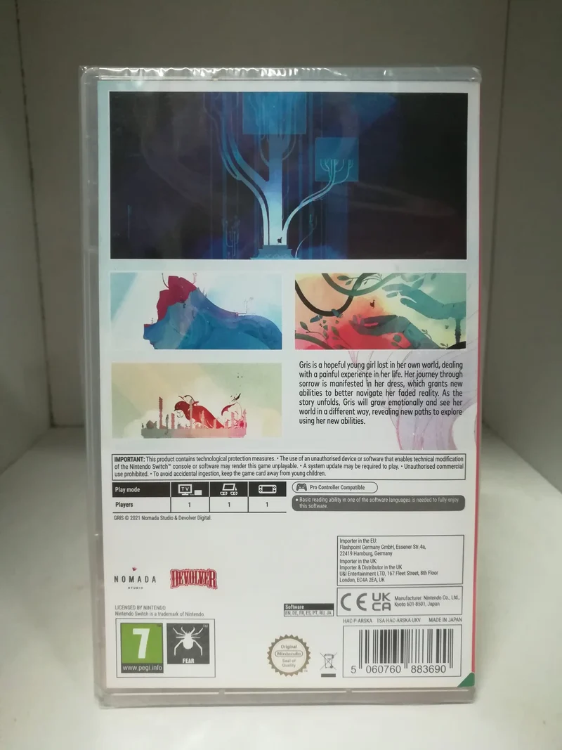 Gris Nintendo Switch Edizione Europea