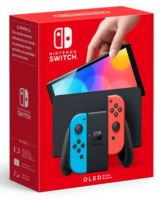 Nintendo Switch Console 64GB - OLED Joy-Con Rosso/Azzurro