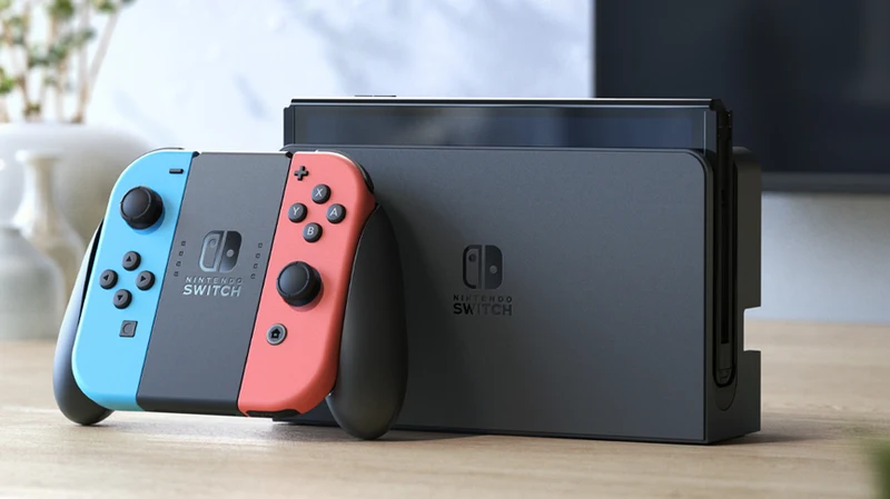 Nintendo Switch Console 64GB - OLED Joy-Con Rosso/Azzurro