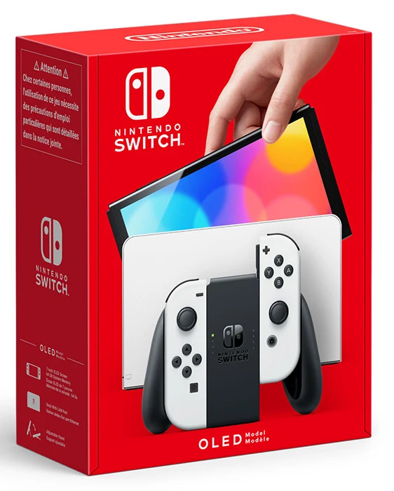 Nintendo Switch Console 64GB - OLED Joy-Con Bianco