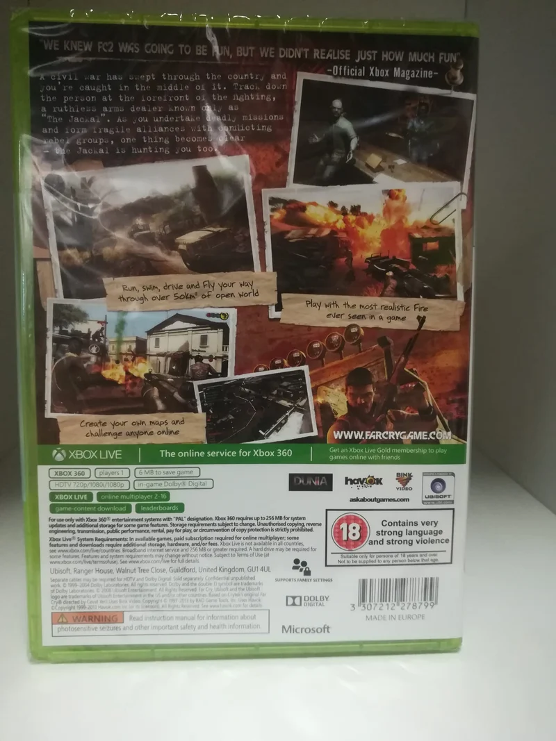 FAR CRY 2 XBOX 360 (con italiano)