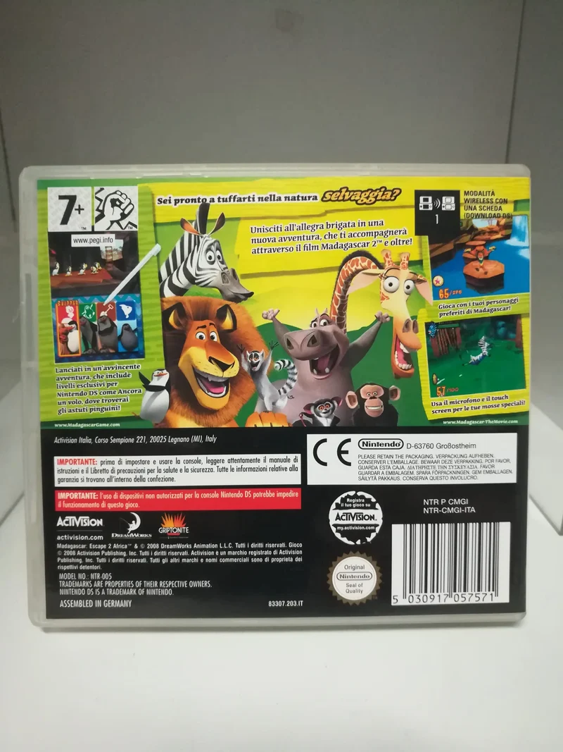 MADAGASCAR 2 NINTENDO DS (usato garantito)