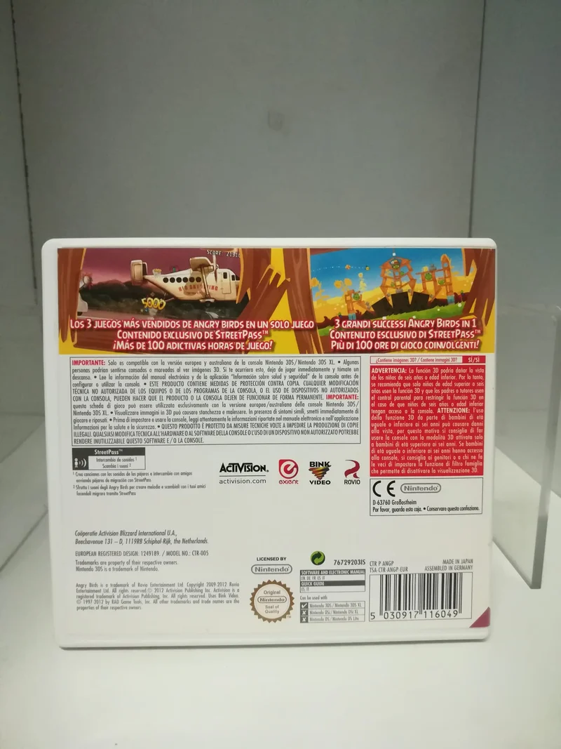 ANGRY BIRDS TRILOGY NINTENDO 3DS (usato garantito)