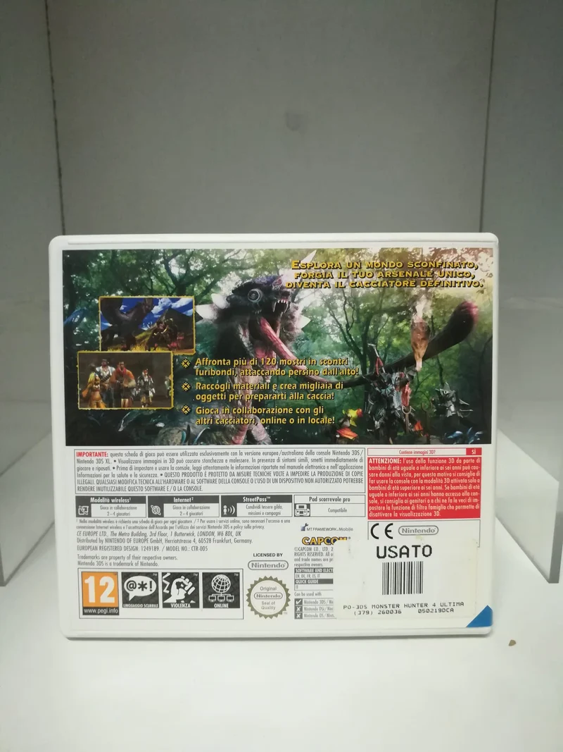 MONSTER HUNTER 4 ULTIMATE NINTENDO 3DS (usato garantito)