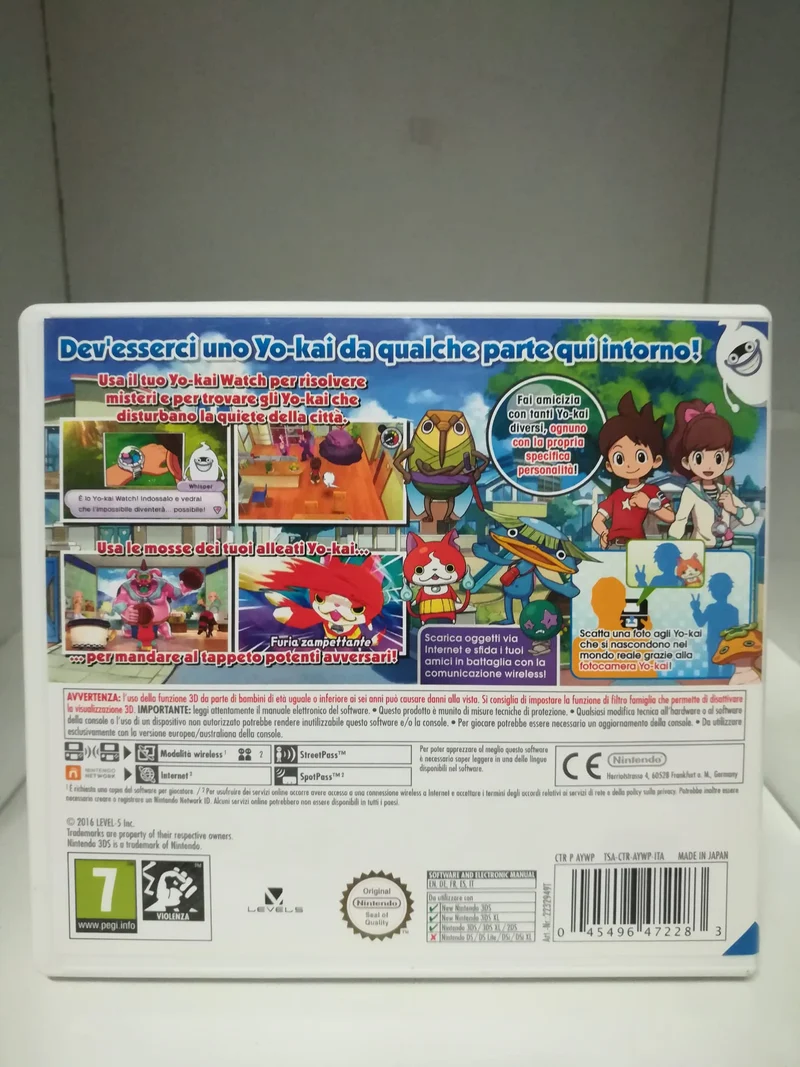 YO-KAI WATCH NINTENDO 3DS (usato garantito)(versione italiana)