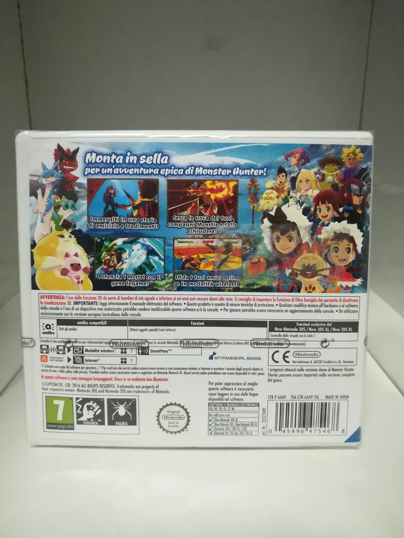 MONSTER HUNTER STORIES NINTENDO 3 DS (nuovo versione italiana)