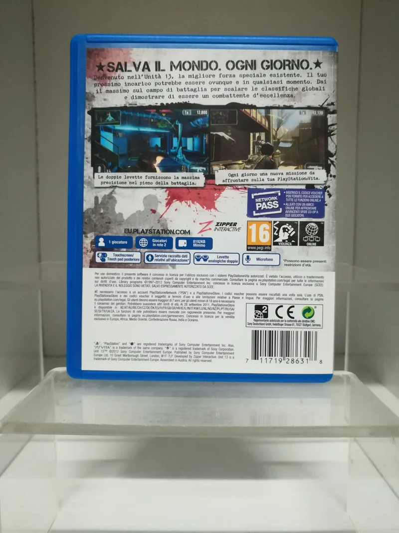 UNIT 13 PS VITA (usato garantito)(versione italiana)