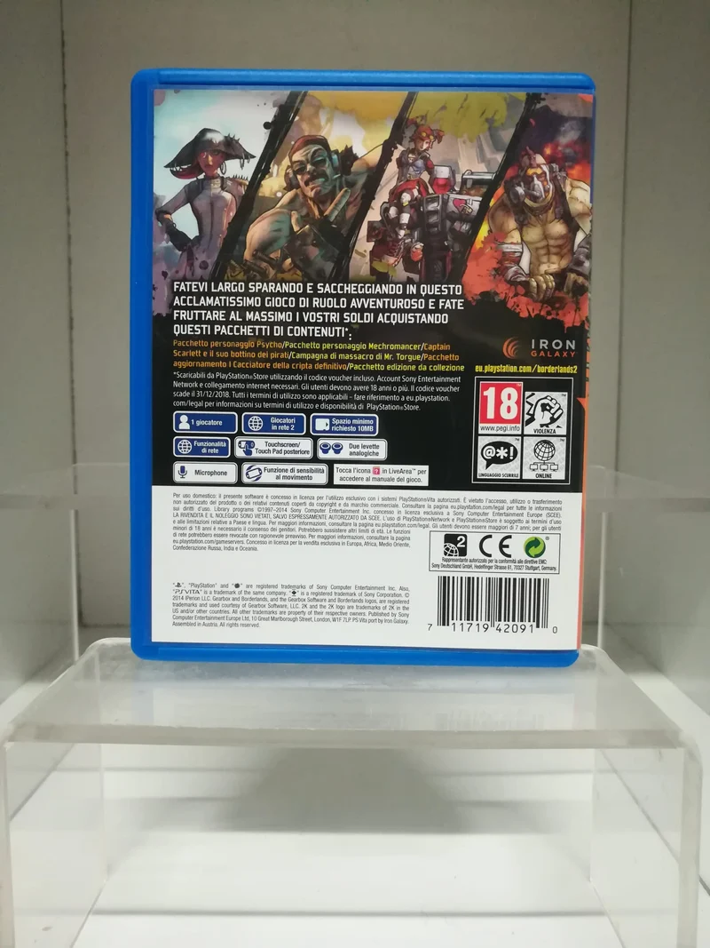 BORDERLANDS 2 PS VITA (usato garantito)(versione italiana)