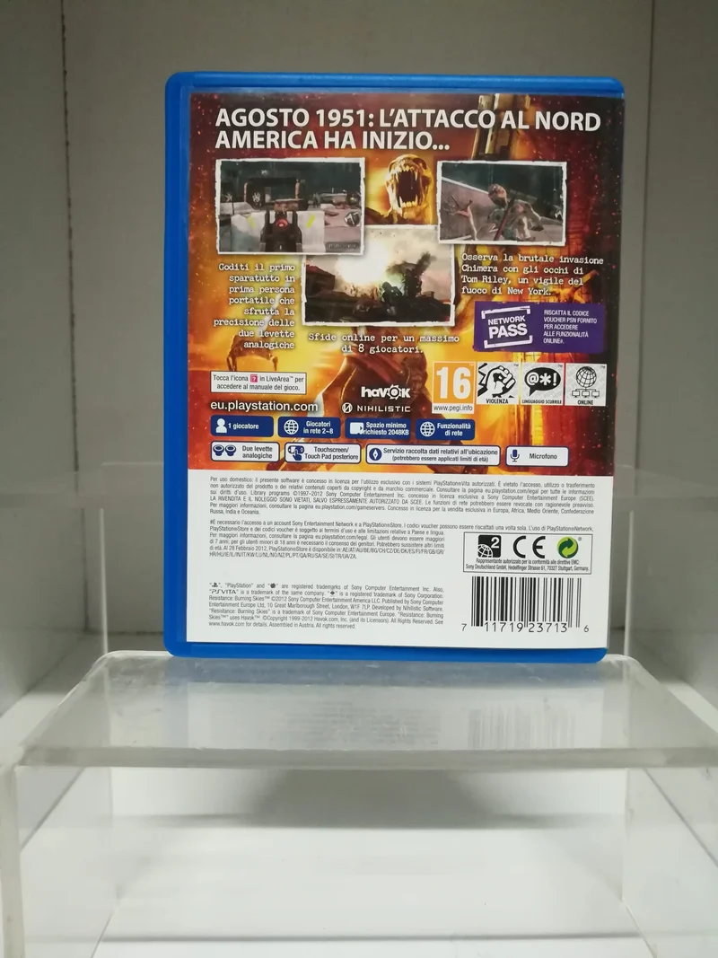 Resistance: Burning Skies PSVita (usato garantito)(versione italiana)