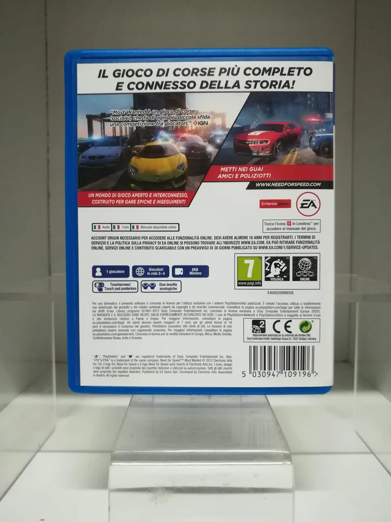 NEED FOR SPEED MOST WANTED PS VITA (usato garantito)(versione italiana)