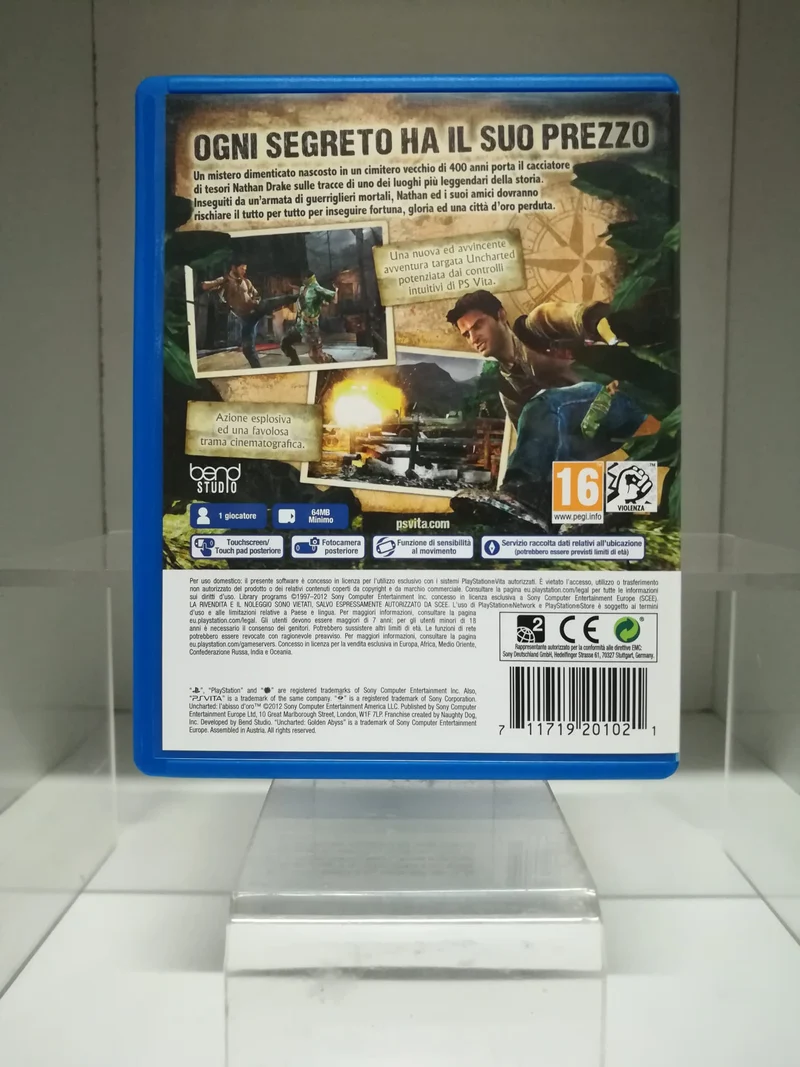 UNCHARTED : L'ABISSO D'ORO PS VITA (usato garantito)(versione italiana)