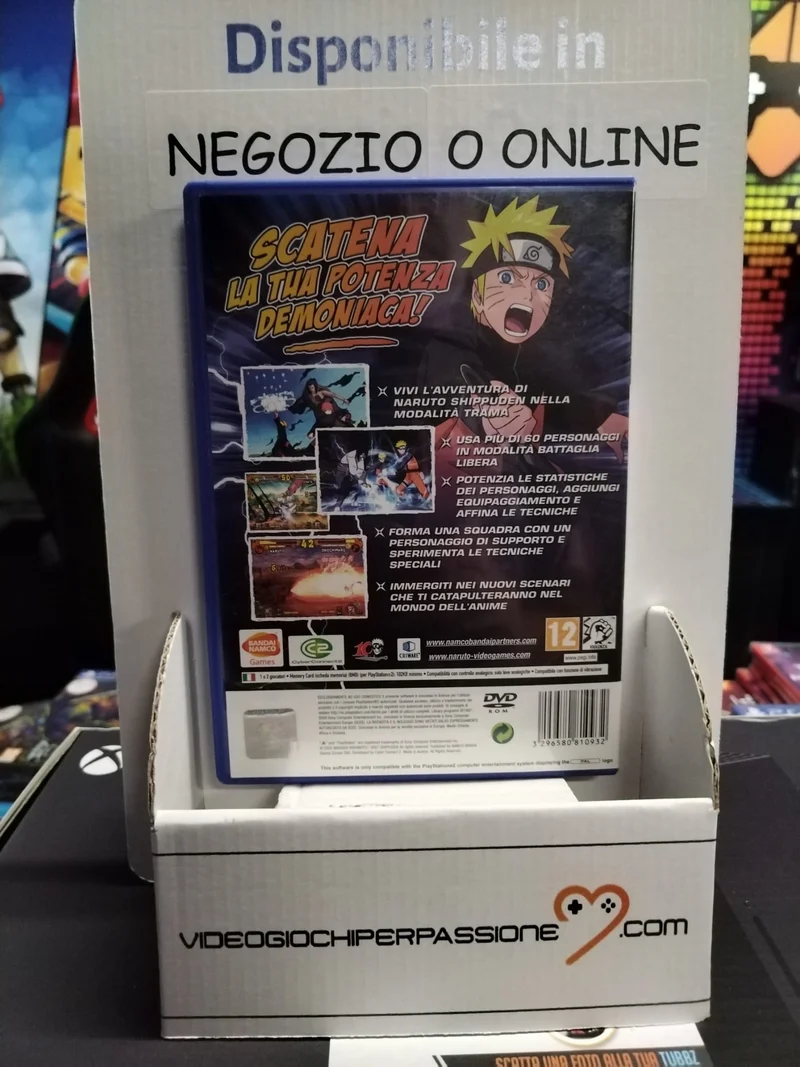 NARUTO SHIPPUDEN ULTIMATE NINJA 5 PS2 (usato)versione italiana