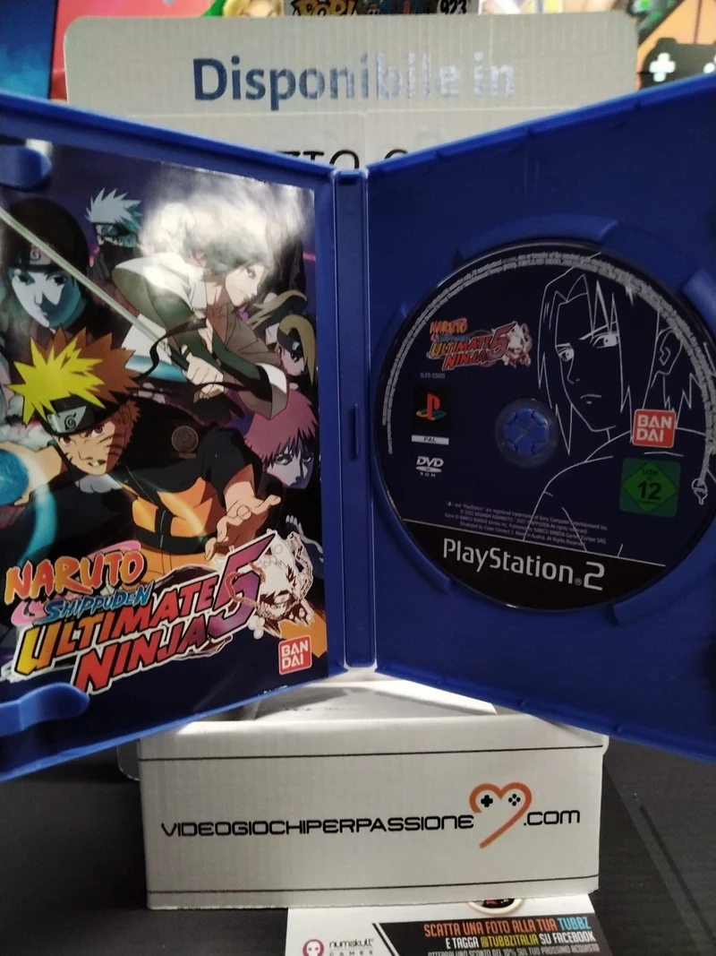 NARUTO SHIPPUDEN ULTIMATE NINJA 5 PS2 (usato)versione italiana