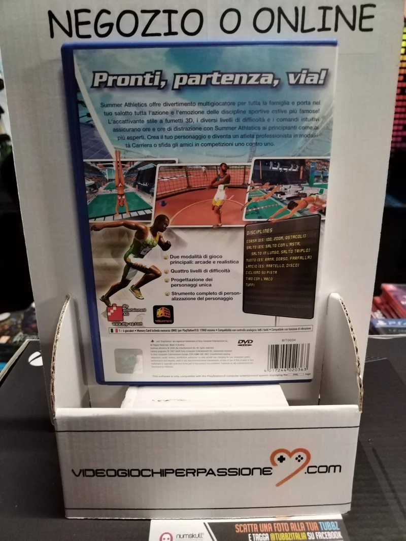 SUMMER ATHLETICS PS2 (usato)(versione italiana)