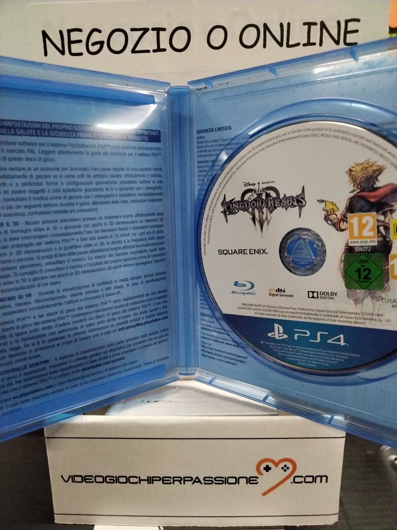 KINGDOM HEARTS 3 PLAYSTATION 4 EDIZIONE ITALIANA (usato)
