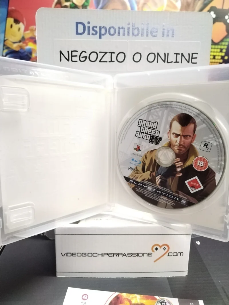 GTA 4 GRAND THEFT AUTO IV PS3 (usato garantito)(versione italiana)