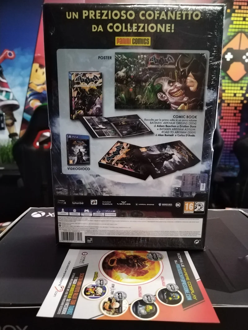 BATMAN ARKHAM ASYLUM RETURN TO ARKHAM PS4 -GAME OF THE YEAR+ COMIC BOOK