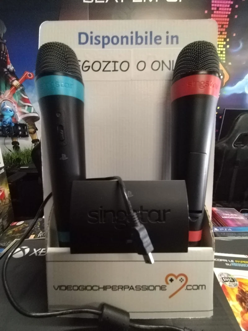 MICROFONI WIRELESS + RICEVITORE PS3 (usato garantito)