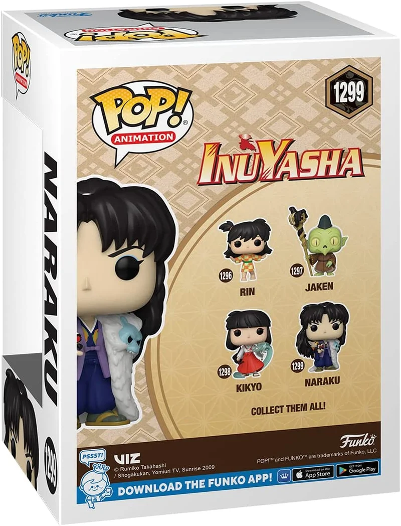 InuYasha POP! Animation Figure NARAKU 9 cm