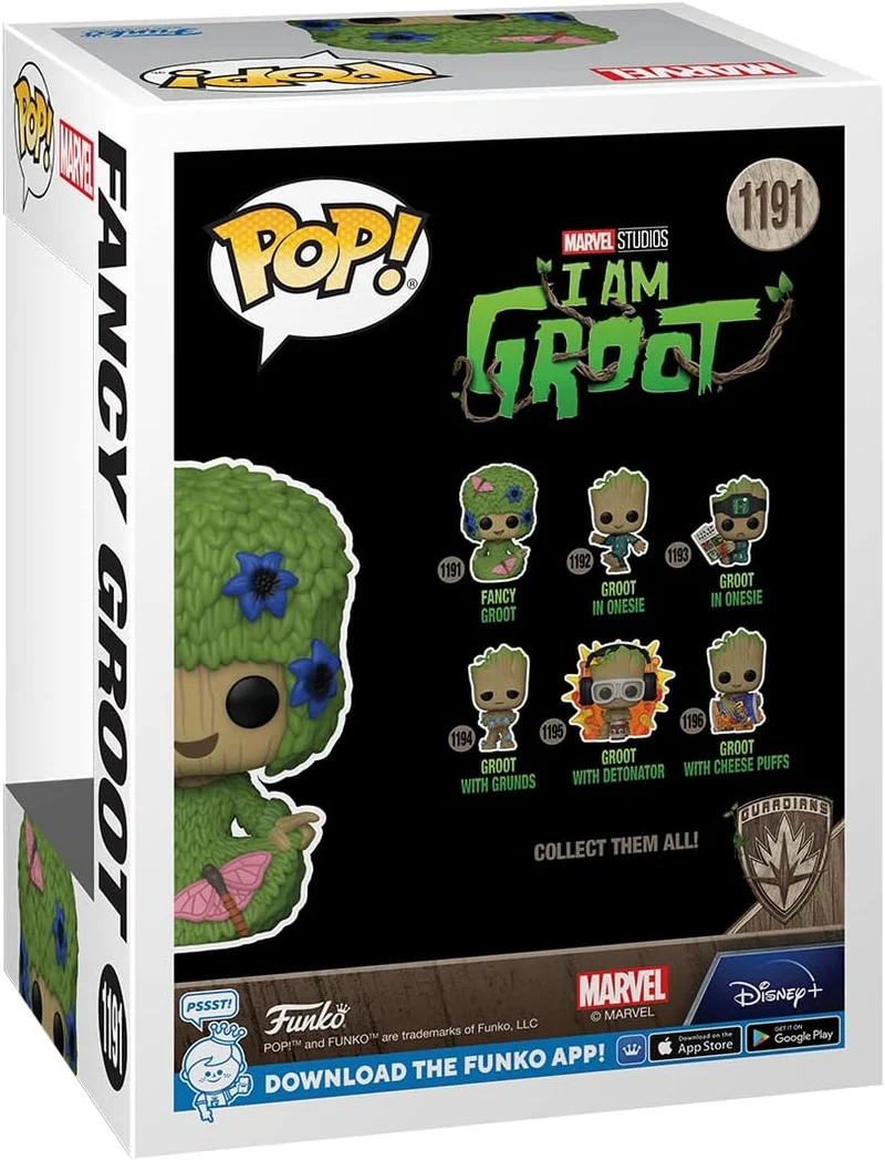 Funko: POP Marvel: I Am Groot - FANCY GROOT-1191