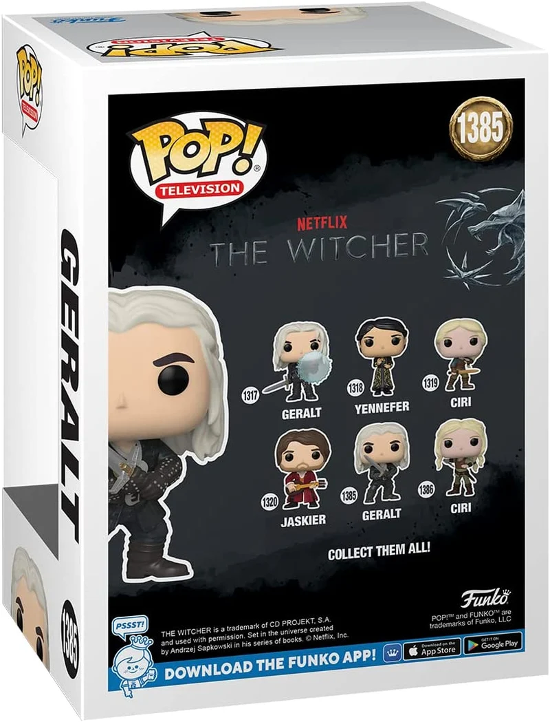 The Witcher POP! TV Figure GERALT 9 cm