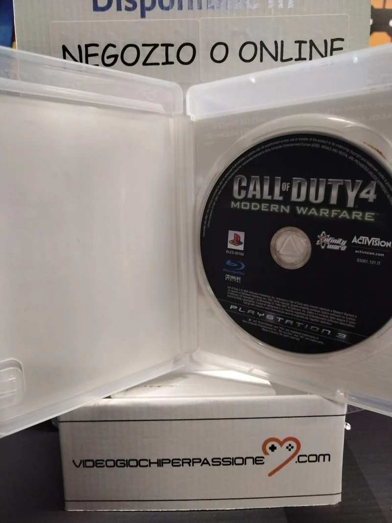 CALL OF DUTY 4 MODERN WARFARE PS3 (usato garantito)(completamente in italiano)