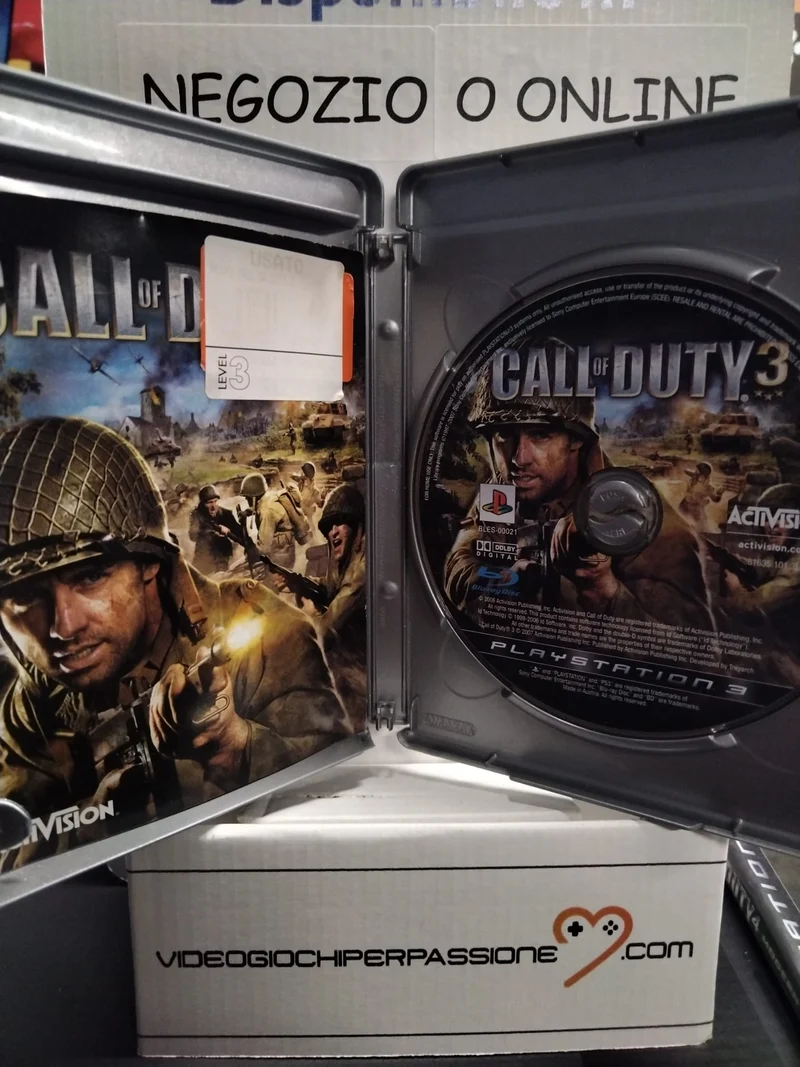 CALL OF DUTY 3 PS3 (usato garantito)(completamente in italiano)