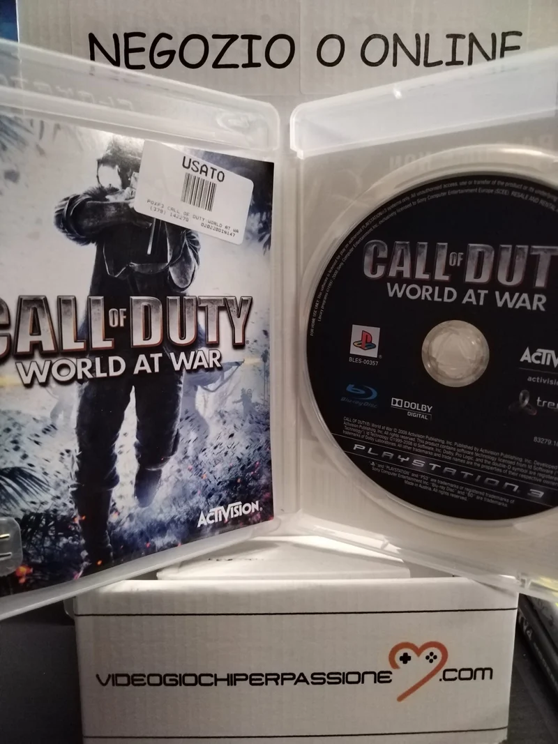 CALL OF DUTY WORLD AT WAR PS3 (usato garantito)(completamente in italiano)