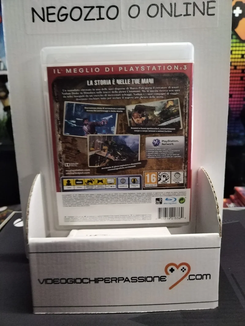 UNCHARTED 2 : IL COVO DEI LADRI PS3 - usato garantito versione italiana-