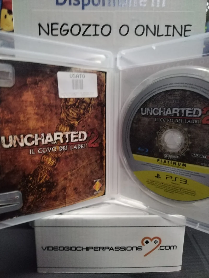 UNCHARTED 2 : IL COVO DEI LADRI PS3 - usato garantito versione italiana-