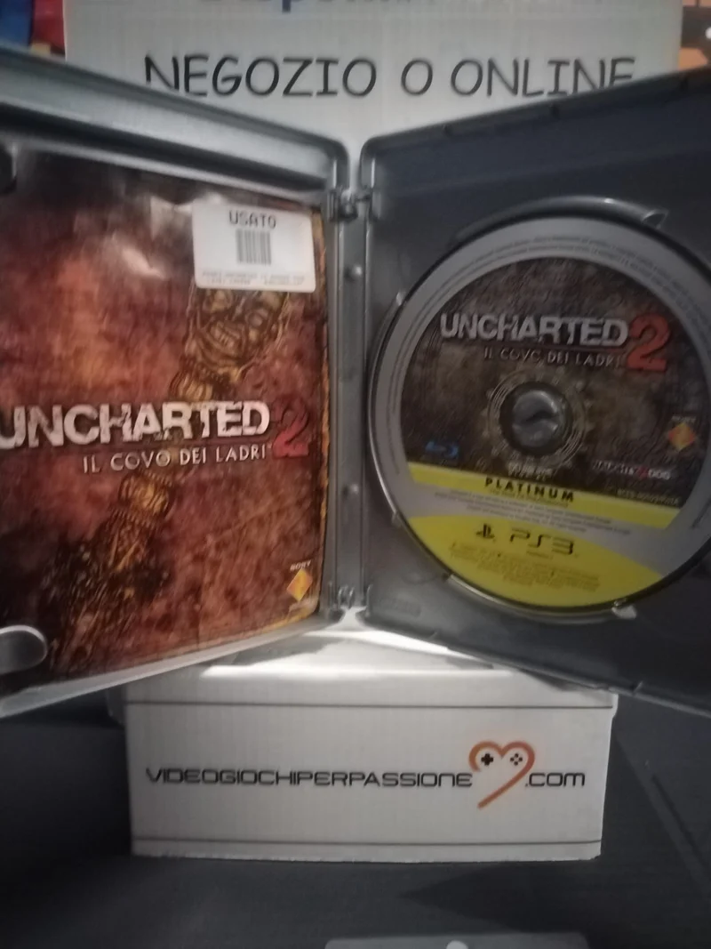 UNCHARTED 2 : IL COVO DEI LADRI PS3 - usato garantito versione italiana-
