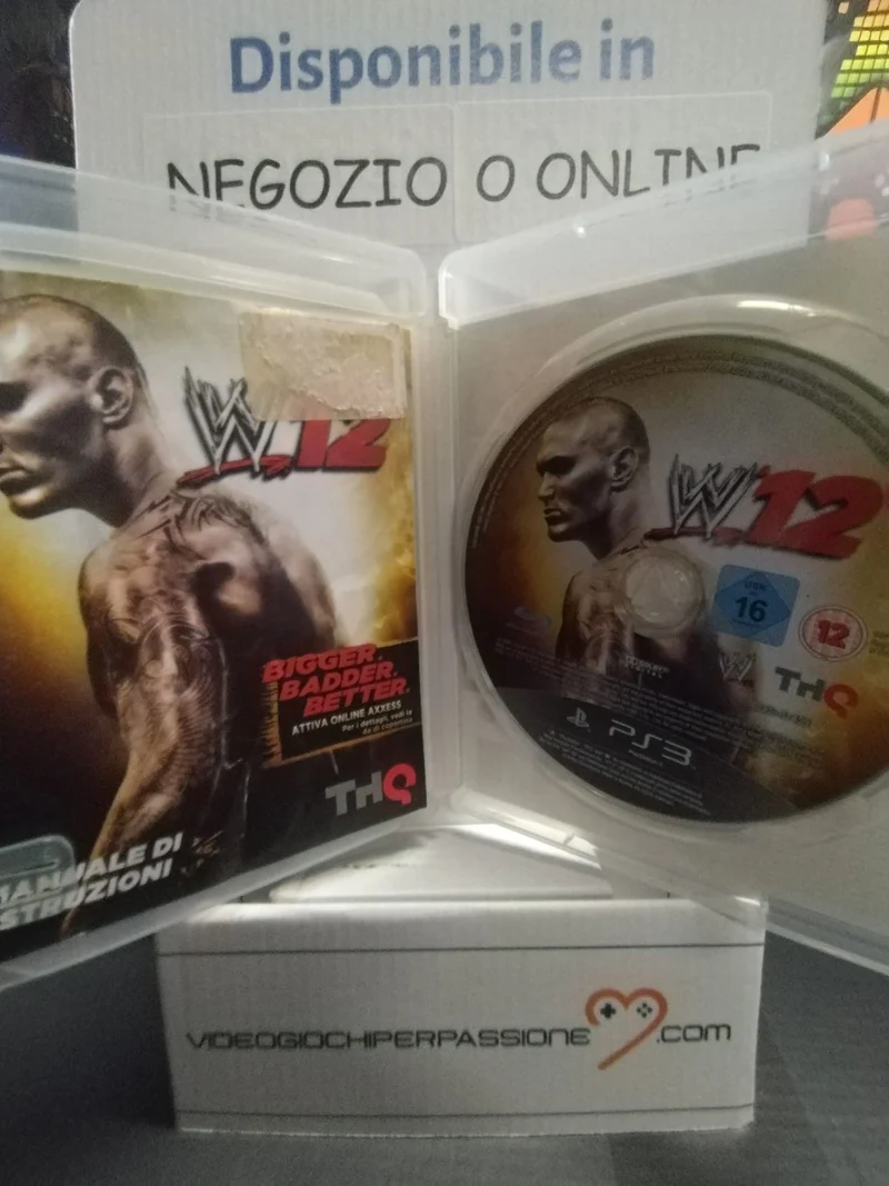W 12 PS3 WRESTLING- usato garantito versione italiana-