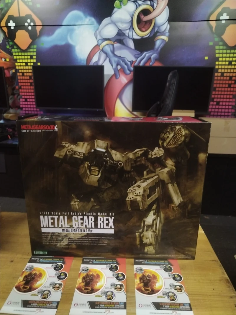 Metal Gear Solid 4 Plastic Model Kit 1/100 Metal Gear Rex MGS 4 Version 22 cm