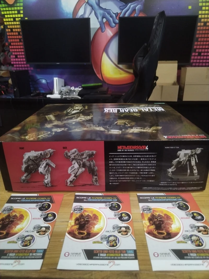 Metal Gear Solid 4 Plastic Model Kit 1/100 Metal Gear Rex MGS 4 Version 22 cm