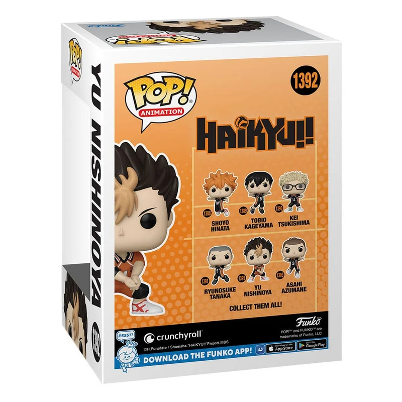 Haikyu!! POP! Animation Vinyl Figure Nishinoya 9 cm
