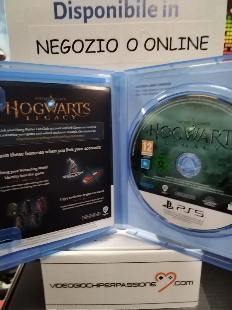 Hogwarts Legacy Deluxe Edition Playstation 5 USATO GARANTITO VERSIONE ITA.