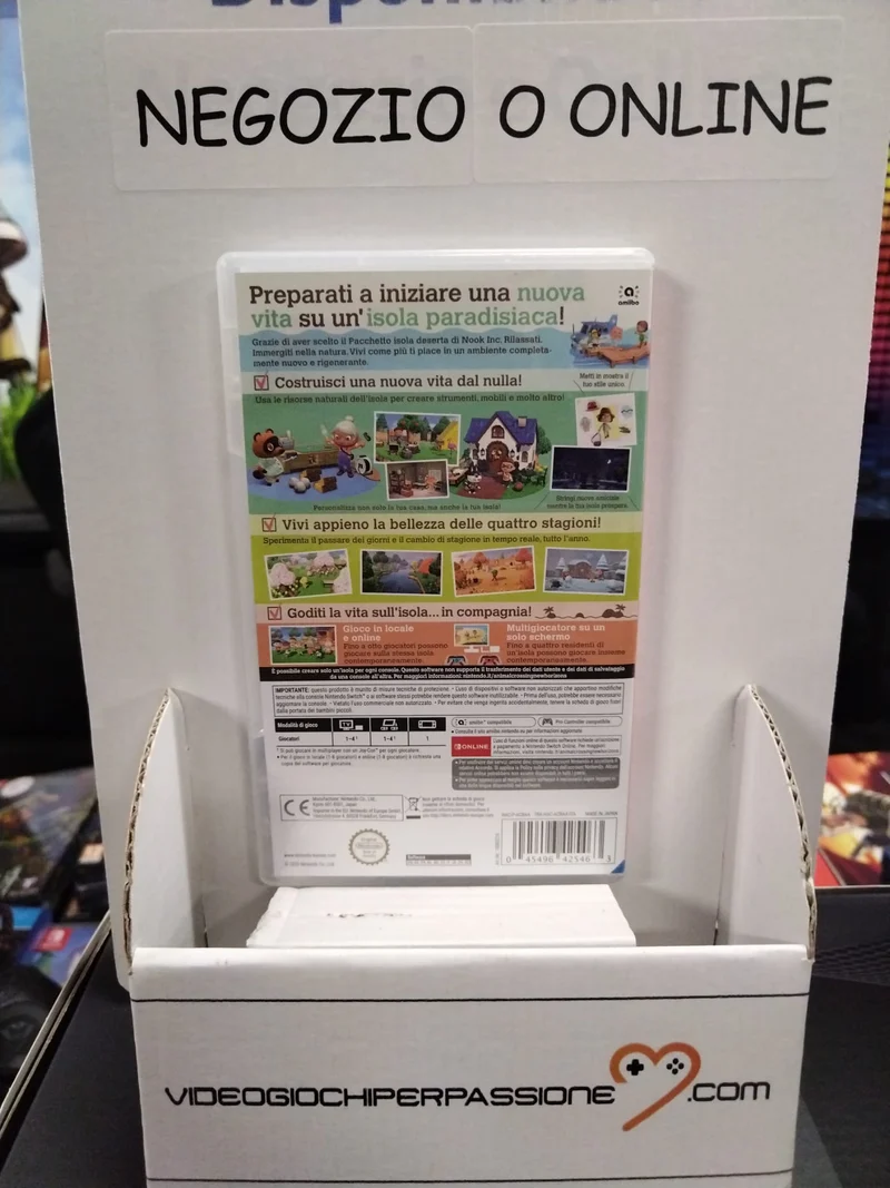 ANIMAL CROSSING: NEW HORIZONS NINTENDO SWITCH -usato - versione italiana