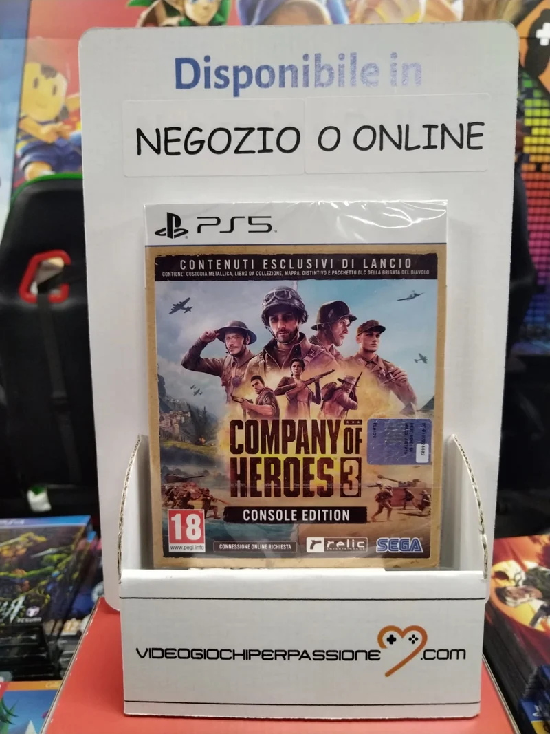 Company of Heroes 3 Launch Edition Metal Case Playstation 5 Edizione Italiana