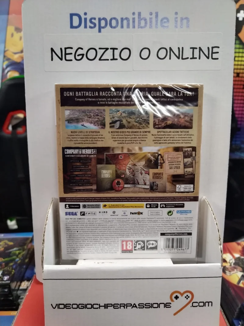 Company of Heroes 3 Launch Edition Metal Case Playstation 5 Edizione Italiana