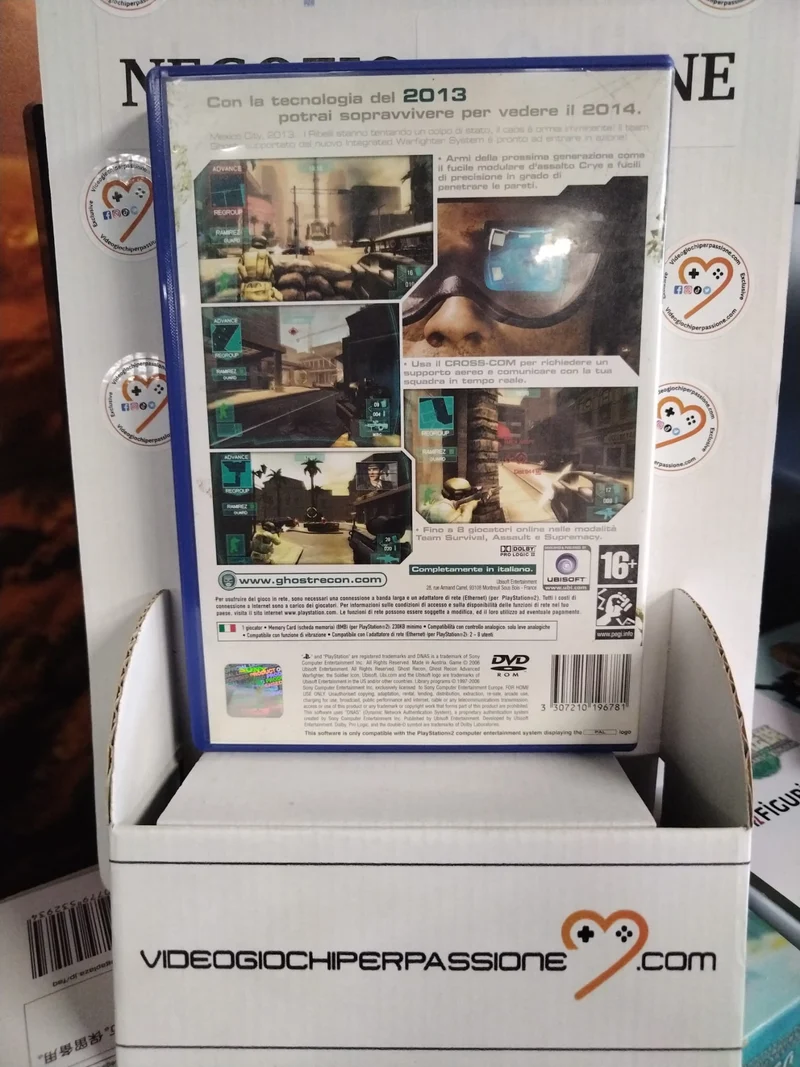 Ghost Recon Advanced Warfighter Ps2 (usato garantito)(versione italiana)