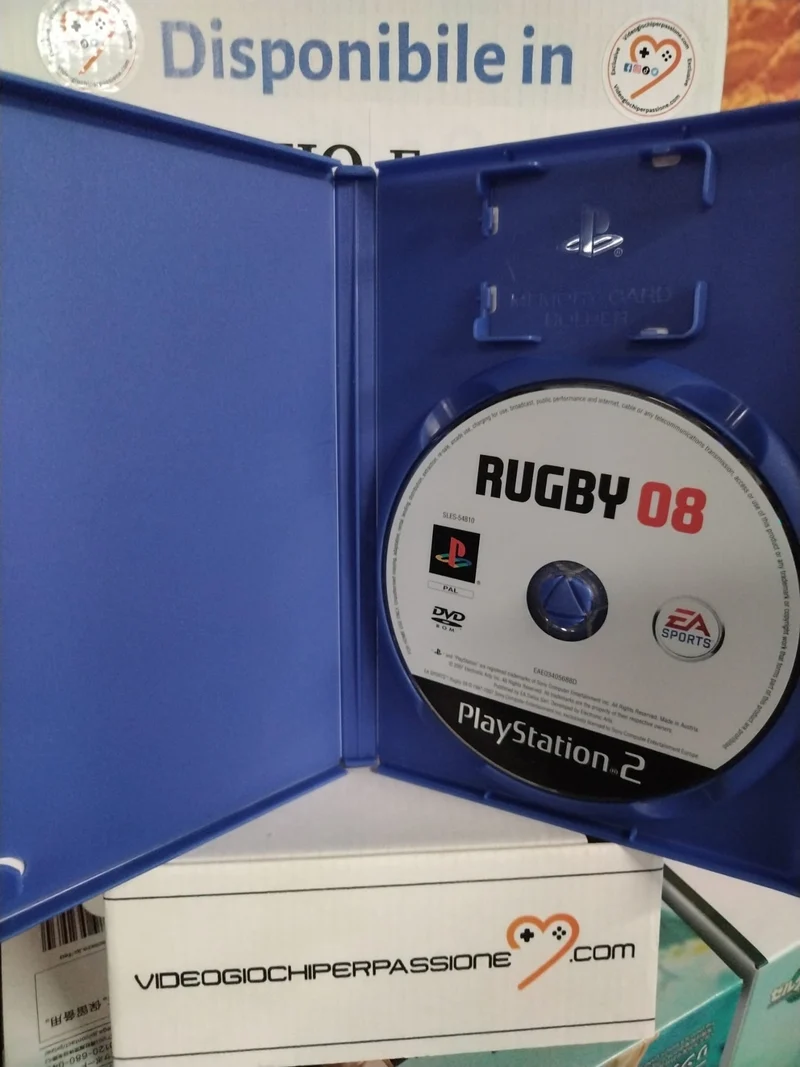Rugby 08 PS2 (usato garantito)(versione italiana)(manca il manuale)