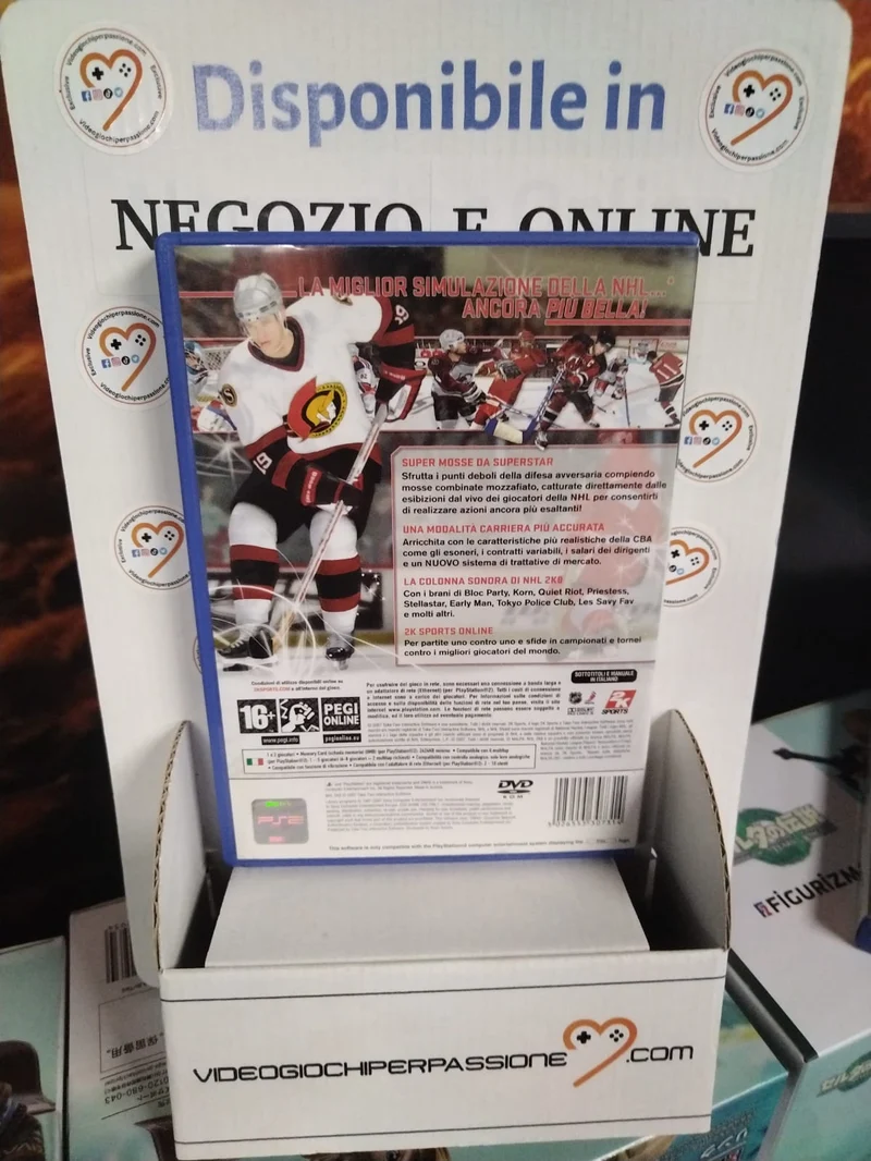 NHL 2K8 PS2 (usato garantito)(versione italiana)(manca il manuale)