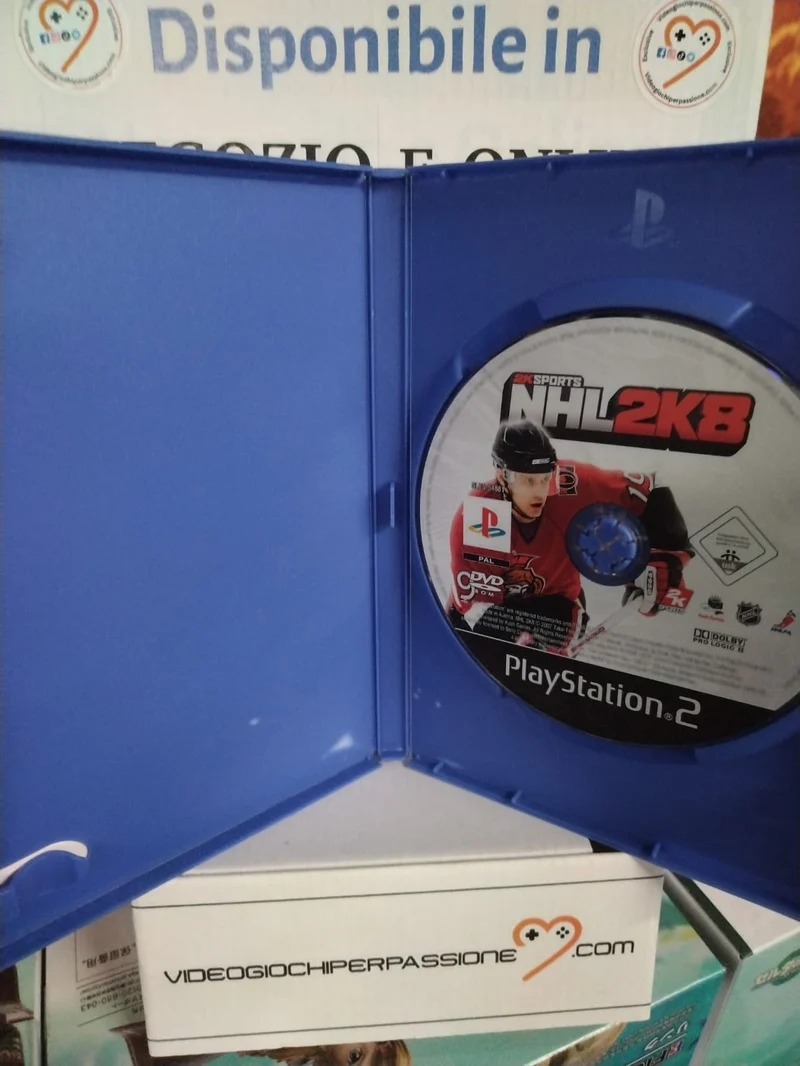NHL 2K8 PS2 (usato garantito)(versione italiana)(manca il manuale)