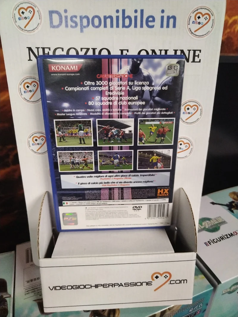 Pro Evolution Soccer 4 PS2 (usato garantito)(versione italiana)(manca il manuale)