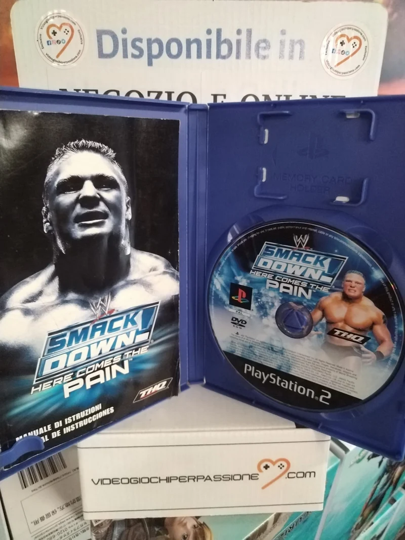 WWE Smack Down Here Comes The Pain PS2 (versione italiana)(usato garantito)