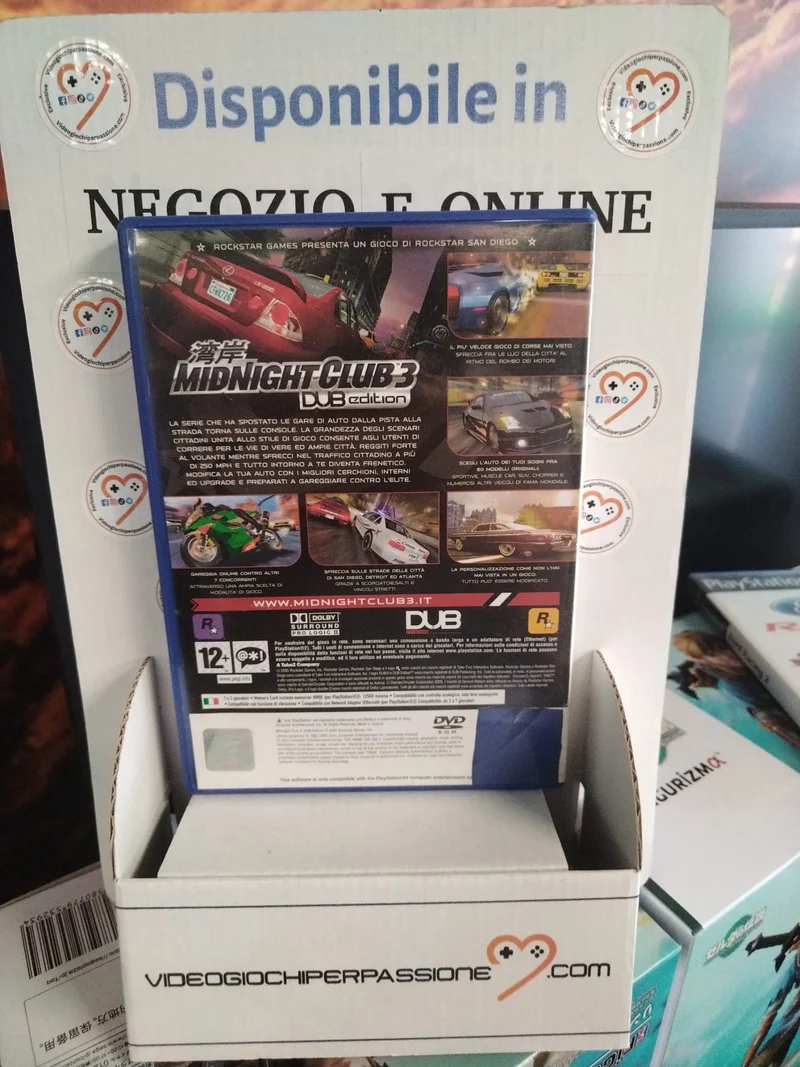 Midnight Club 3 DUB Edition PS2 (usato garantito)(versione italiana)